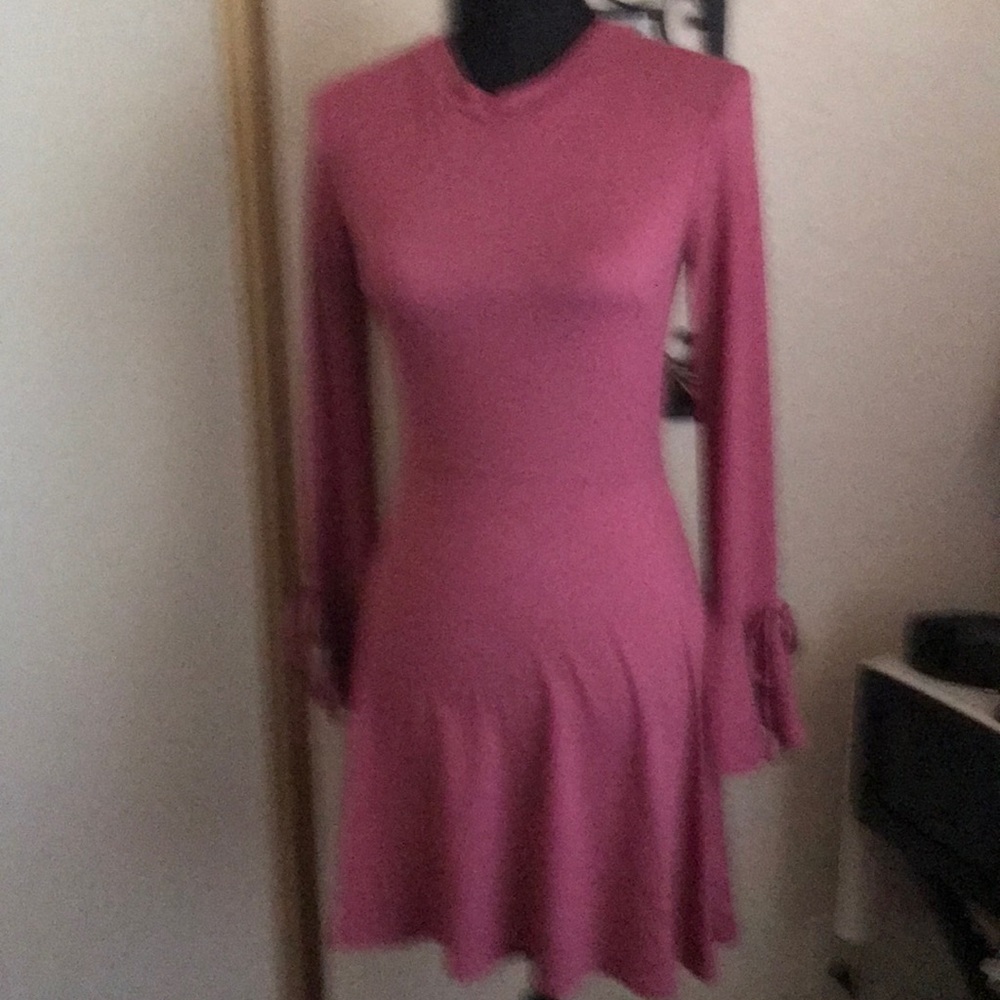 Forever 21 Figure Fit Long Sleeve Dress